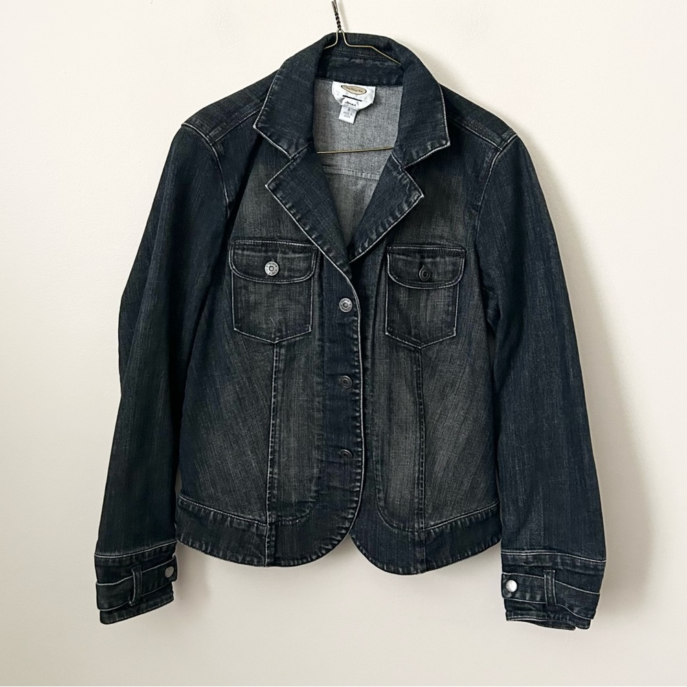 Talbots Dark Wash Jean Jacket